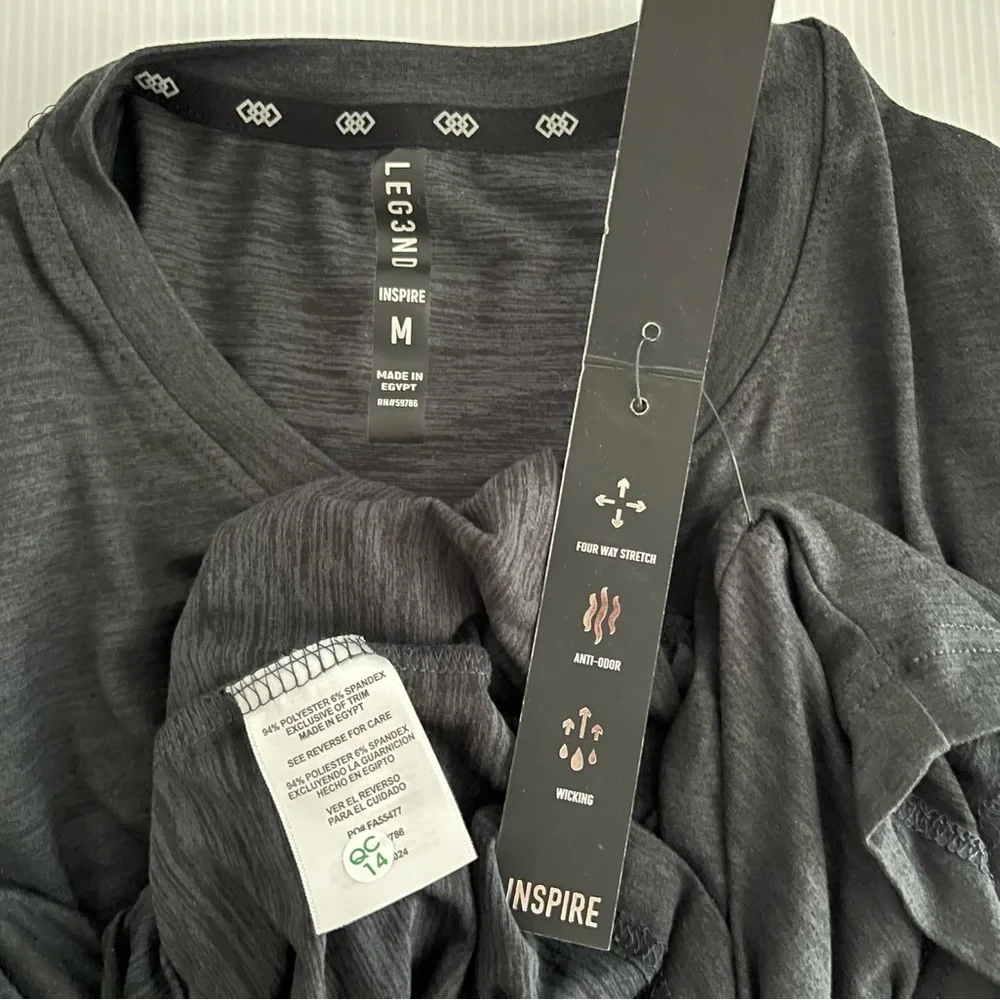 LEG3ND Super Soft Light Weight Stretch Moisture Wicking Short Sleeve T S… - Picture 8 of 10